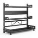 3-Tier Carbon Steel Kitchen Storage Rack for Spices & Utensils