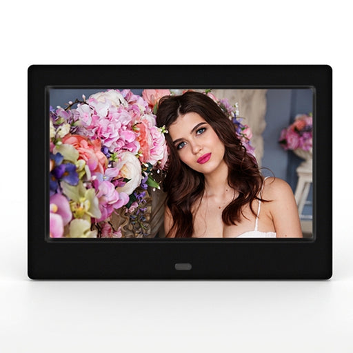 7-inch HD Digital Photo Frame — 800×480 LED Smart Photo Album with MP3/MP4 & Remote