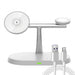 30W 3-in-1 Magnetic Wireless Charger Stand — Fast Charge for iPhone 12–17, Apple Watch (Series 2–8 & SE) & AirPods