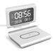 15W Qi Wireless Charger Stand with Alarm Clock & Thermometer (USB-C)