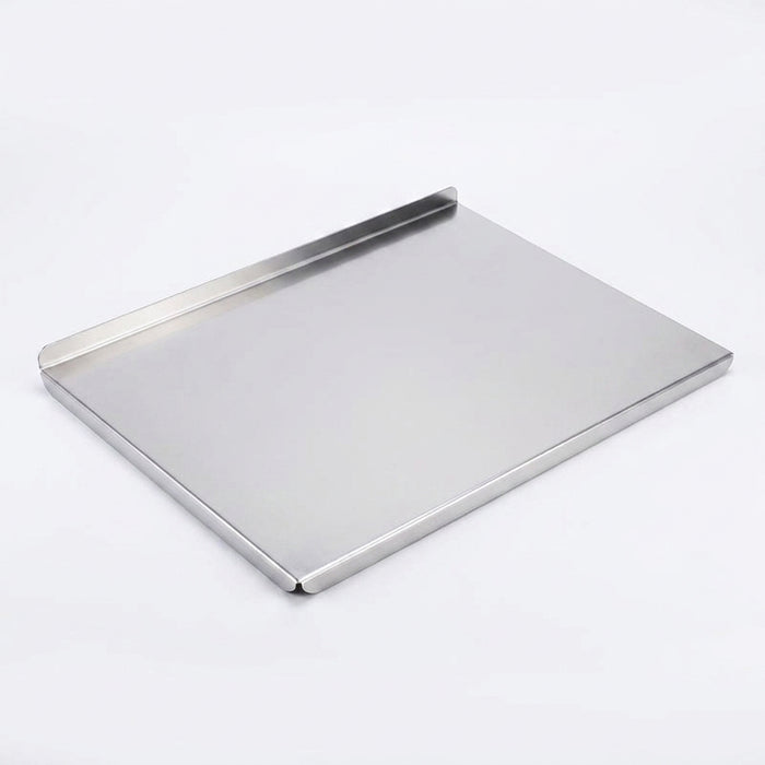 Stainless Steel Cutting Board — Heavy‑Duty Non‑Slip with Safety Lip (50x40cm or 40x30cm)