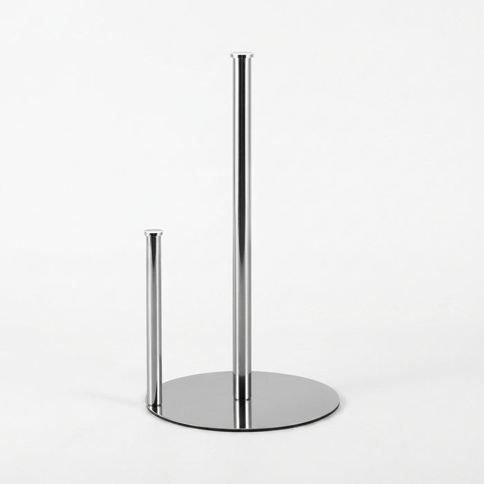Paper Towel Holder — Weighted Base Countertop Roll Organiser (Black)