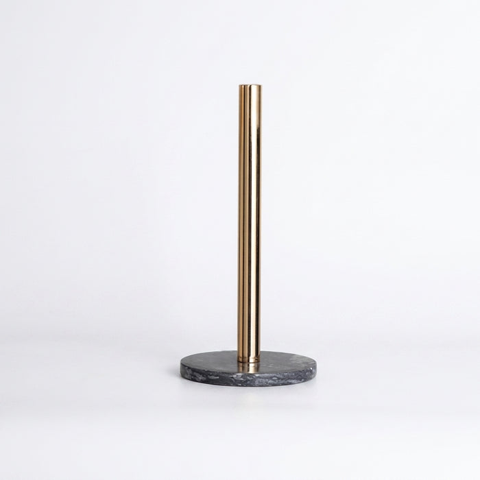 Marble Desktop Tissue Rack – Metal Paper Holder & Storage Shelf