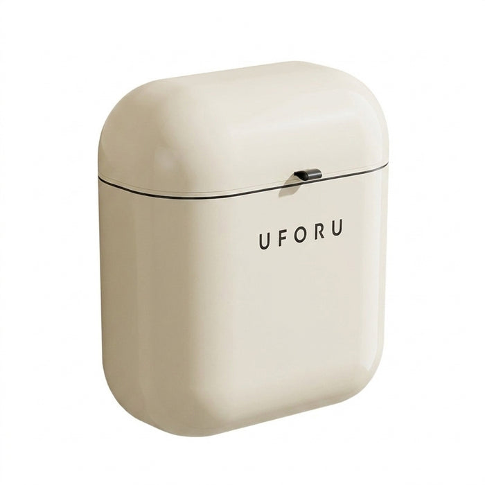 Cream-Coloured Wall-Mounted Kitchen Bin with Lid — 9L / 12L DIY