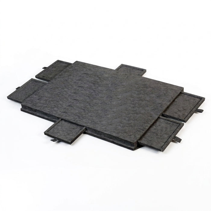 Portable Felt Puzzle Board Set — Foldable with Bracket Cover, Home & Office Organiser