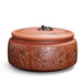 Purple Clay Ceramic Tea Caddy – 18 x 10 cm Sealed Coffee & Candy Canister
