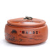 Purple Clay Ceramic Tea Caddy – 18 x 10 cm Sealed Coffee & Candy Canister