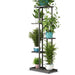 Iron Plant Stand – 4/5/6-Tier Flowerpot Organiser, Black or White