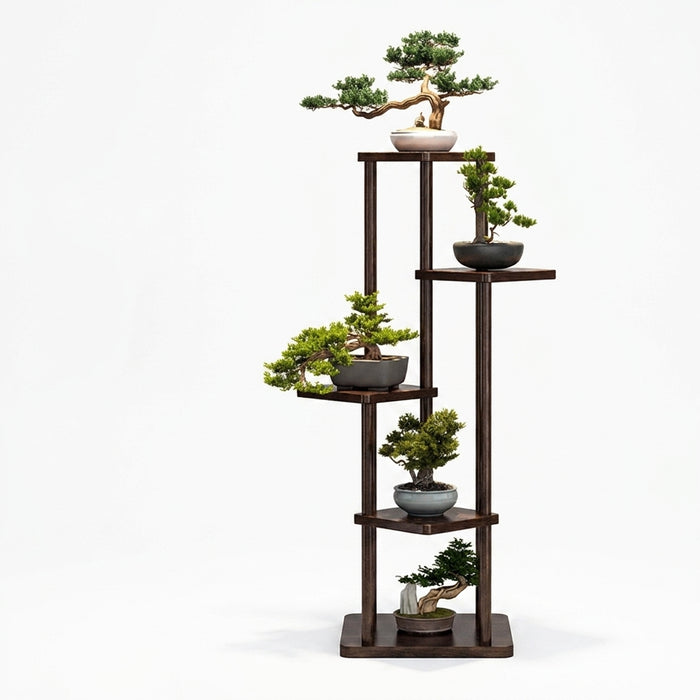 Multi-tier Step Plant Stand – 4- or 5-tier Plastic Pot Rack