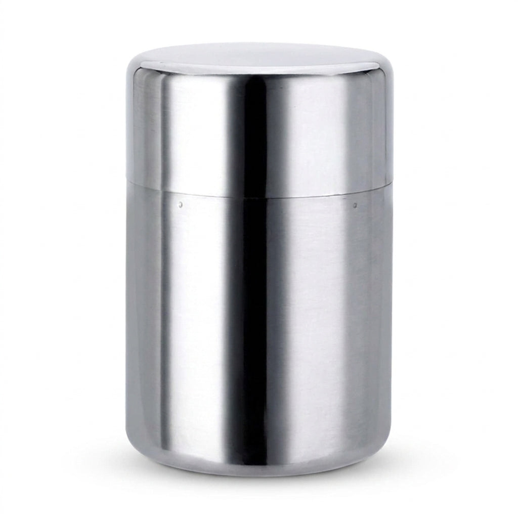 Stainless Steel Tea Canister – 400ml or 550ml with Tight-Fitting Sliding Lid