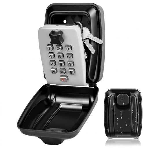 Wall-Mounted Combination Key Safe with Weatherproof Cover